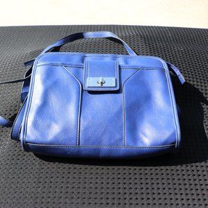 Merona Vegan Leather Royal Blue Shoulder Bag (Like New)